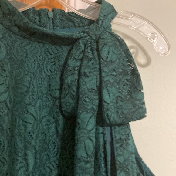 Vince Camuto Green Formal Lace Dress NWT - Picture 3 of 7
